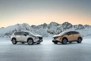 Nissan X-Trail e Ariya protagoniste del e-4ORCE Vertical Winter Tour 2024 [FOTO]