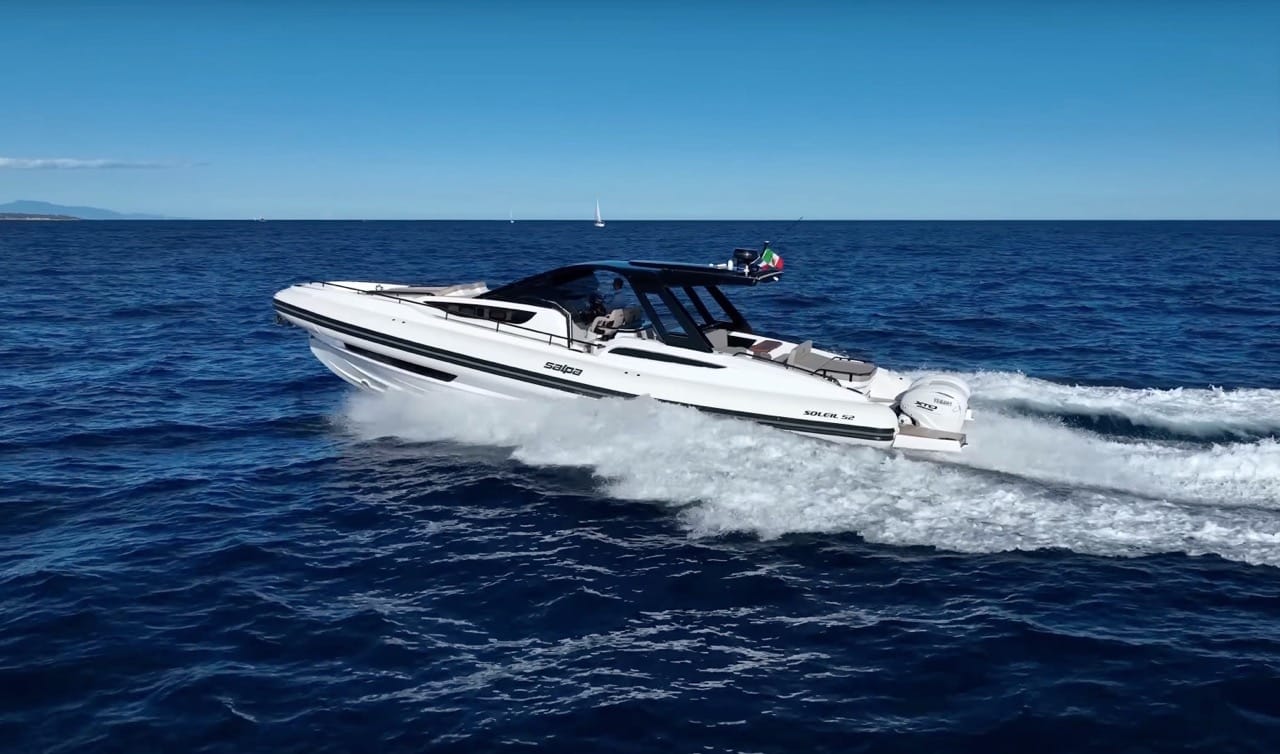 Salpa Soleil 52: la prova del Maxi Rib dal Golfo della Napoule [VIDEO]